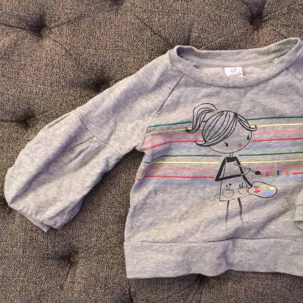 GAP Art Girl Sweater